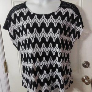 4/$25 WOMENS TOP BY ROZ & ALI SIZE 2X